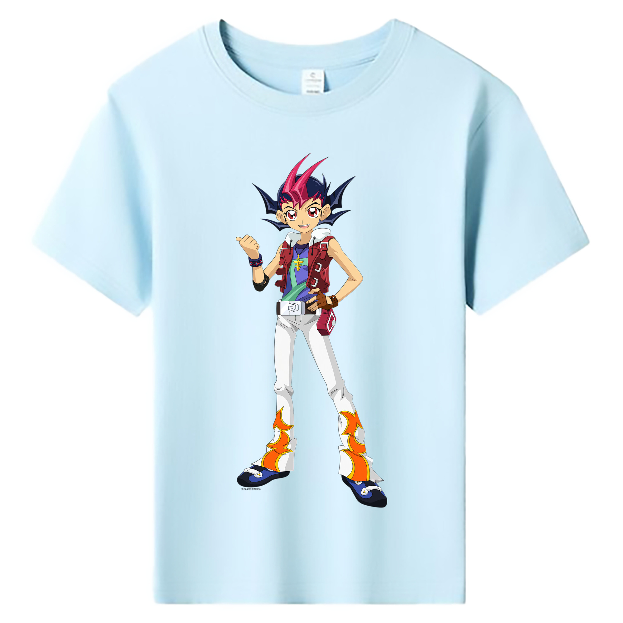 （画像用） 遊☆戯☆王 Yu-Gi-Oh! 綿100％キッズTシャツ（フロントプリント）